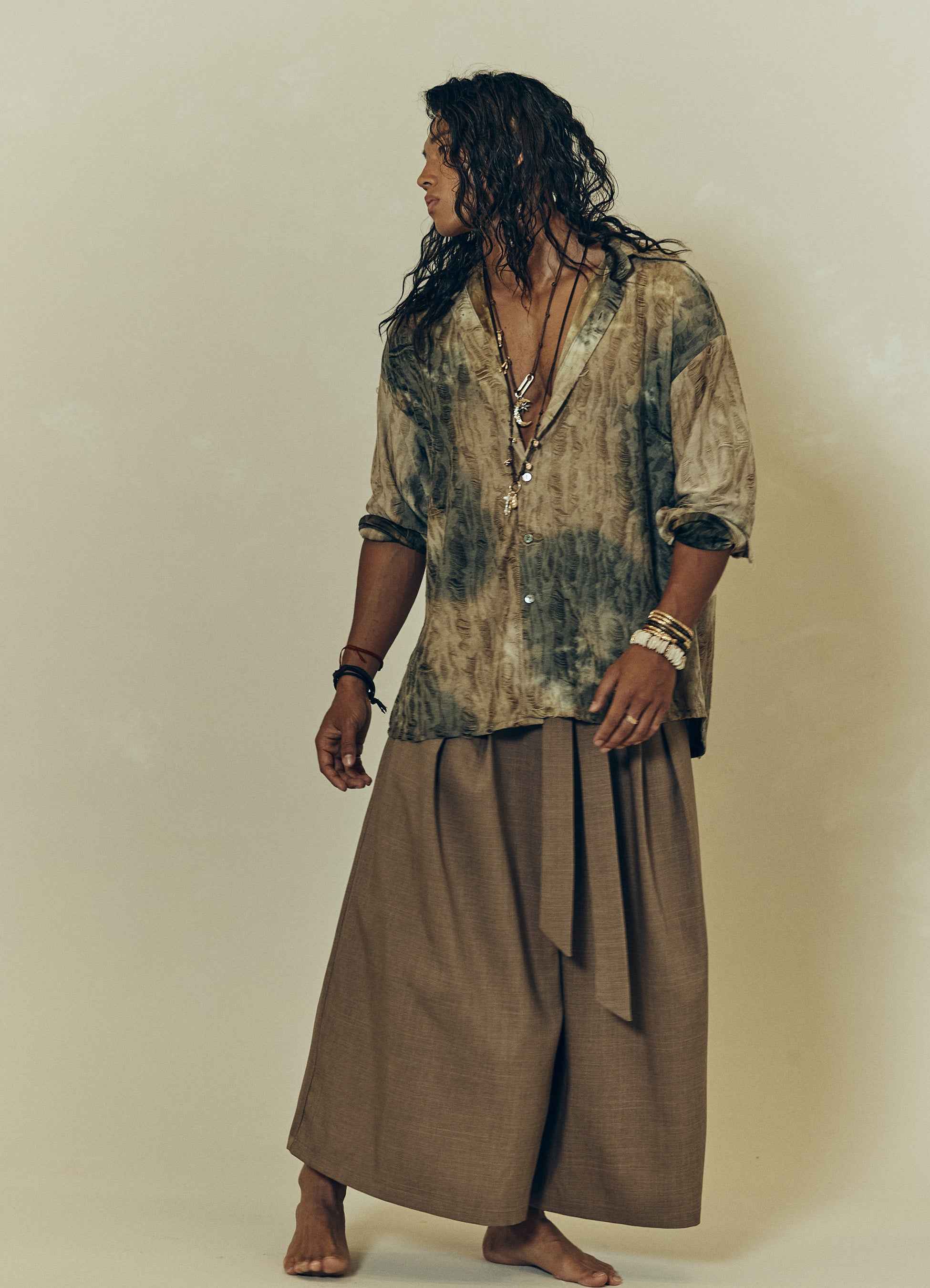 FIED_DAMAGE SHIRT KHAKI BEIGE (사본)