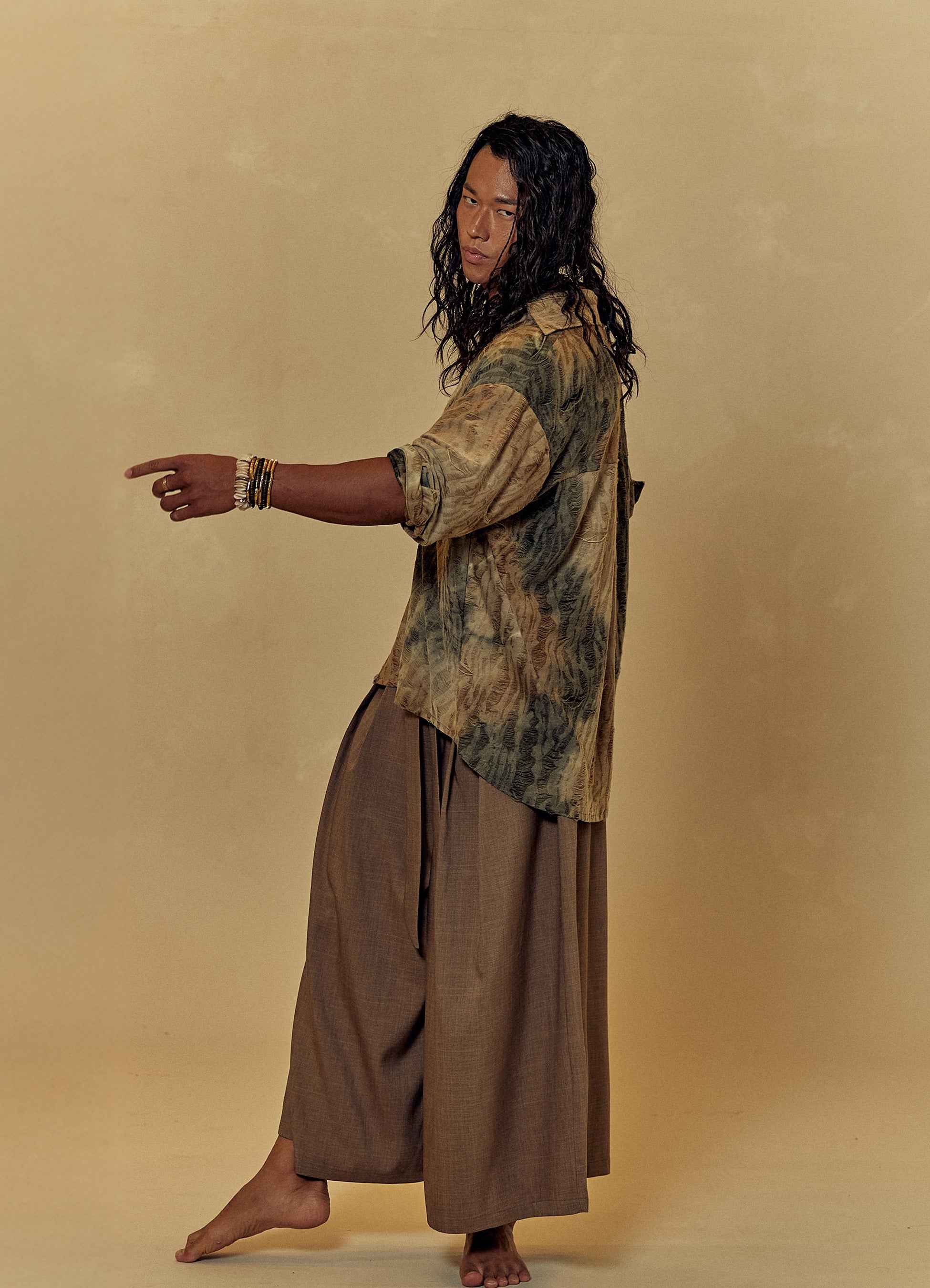 FIED_DAMAGE SHIRT KHAKI BEIGE (사본)