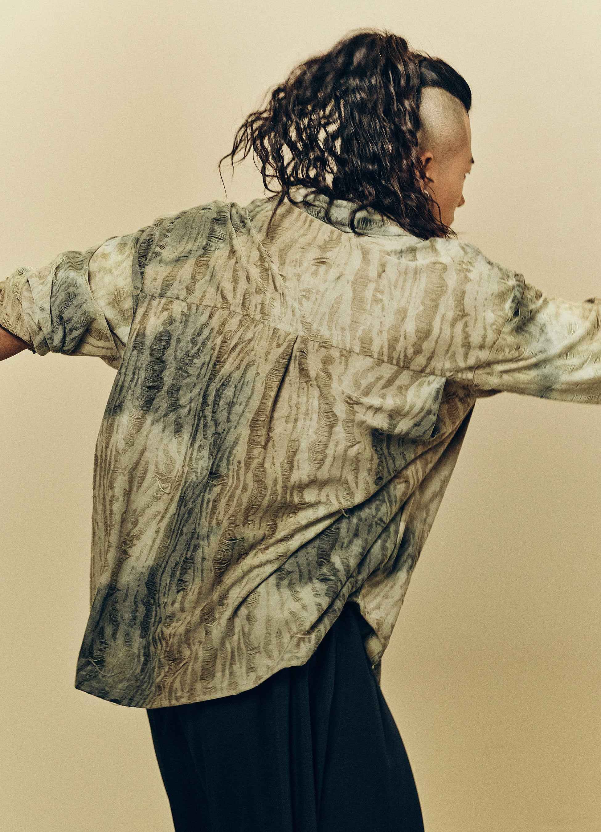 FIED_DAMAGE SHIRT KHAKI BEIGE (사본)