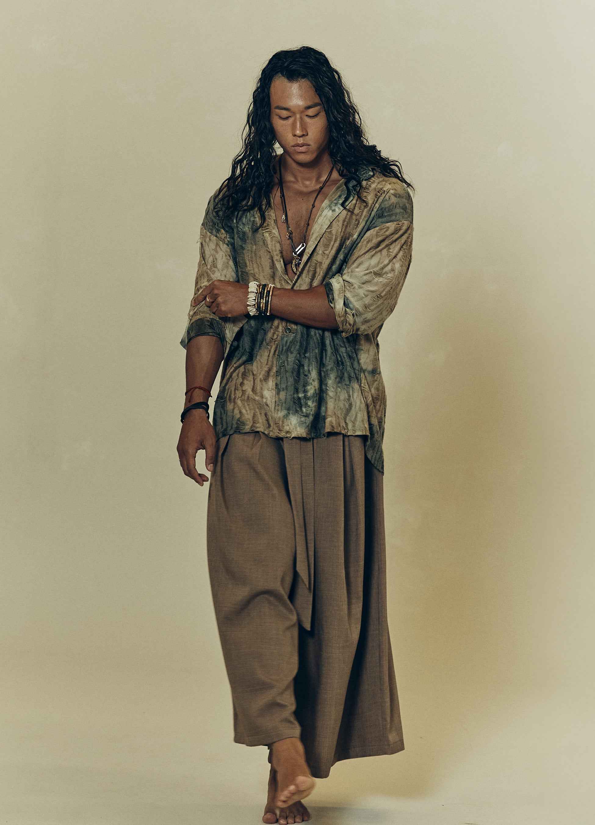 FIED_DAMAGE SHIRT KHAKI BEIGE (사본)