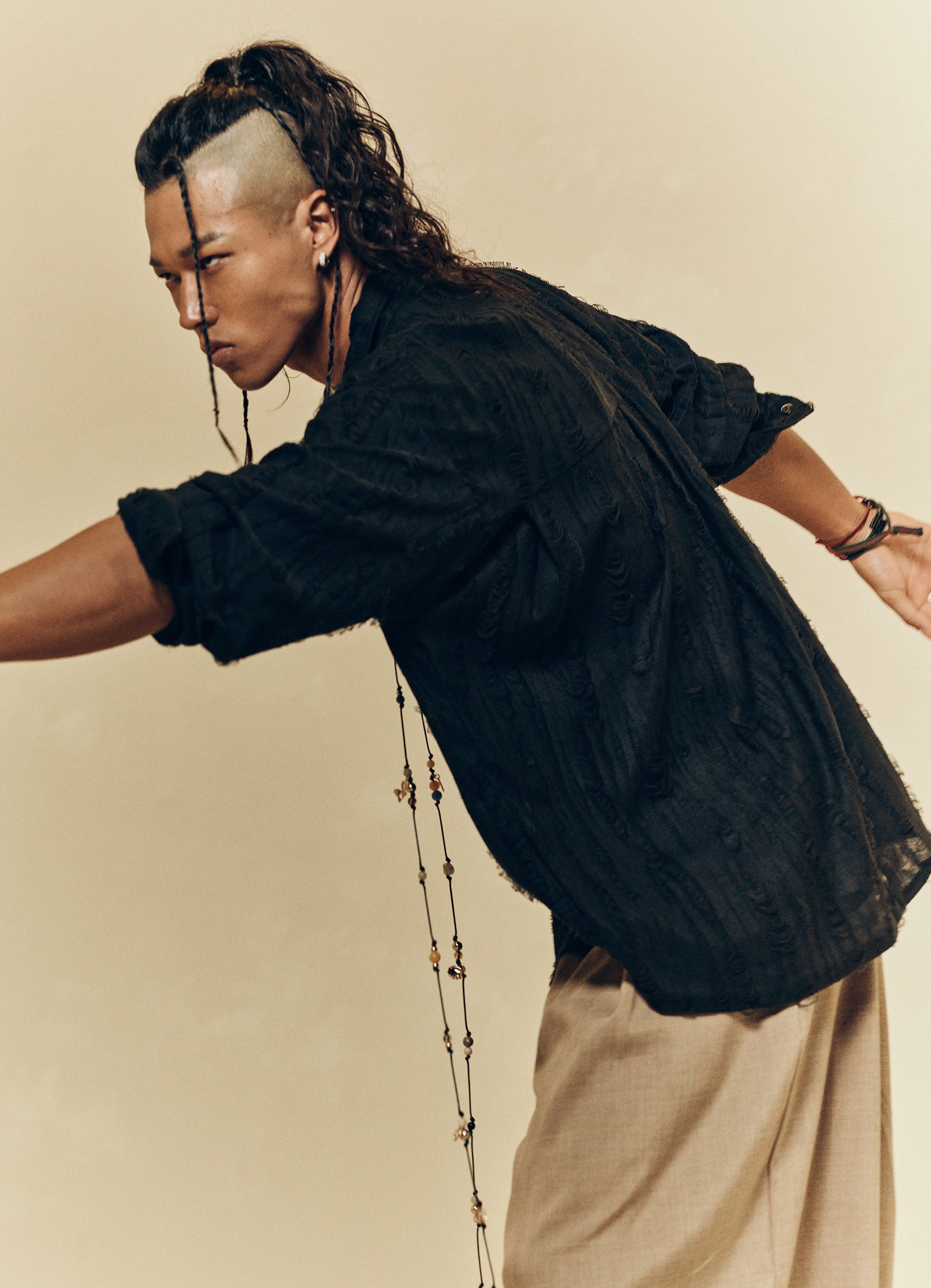 FIED_DAMAGE SHIRT BLACK