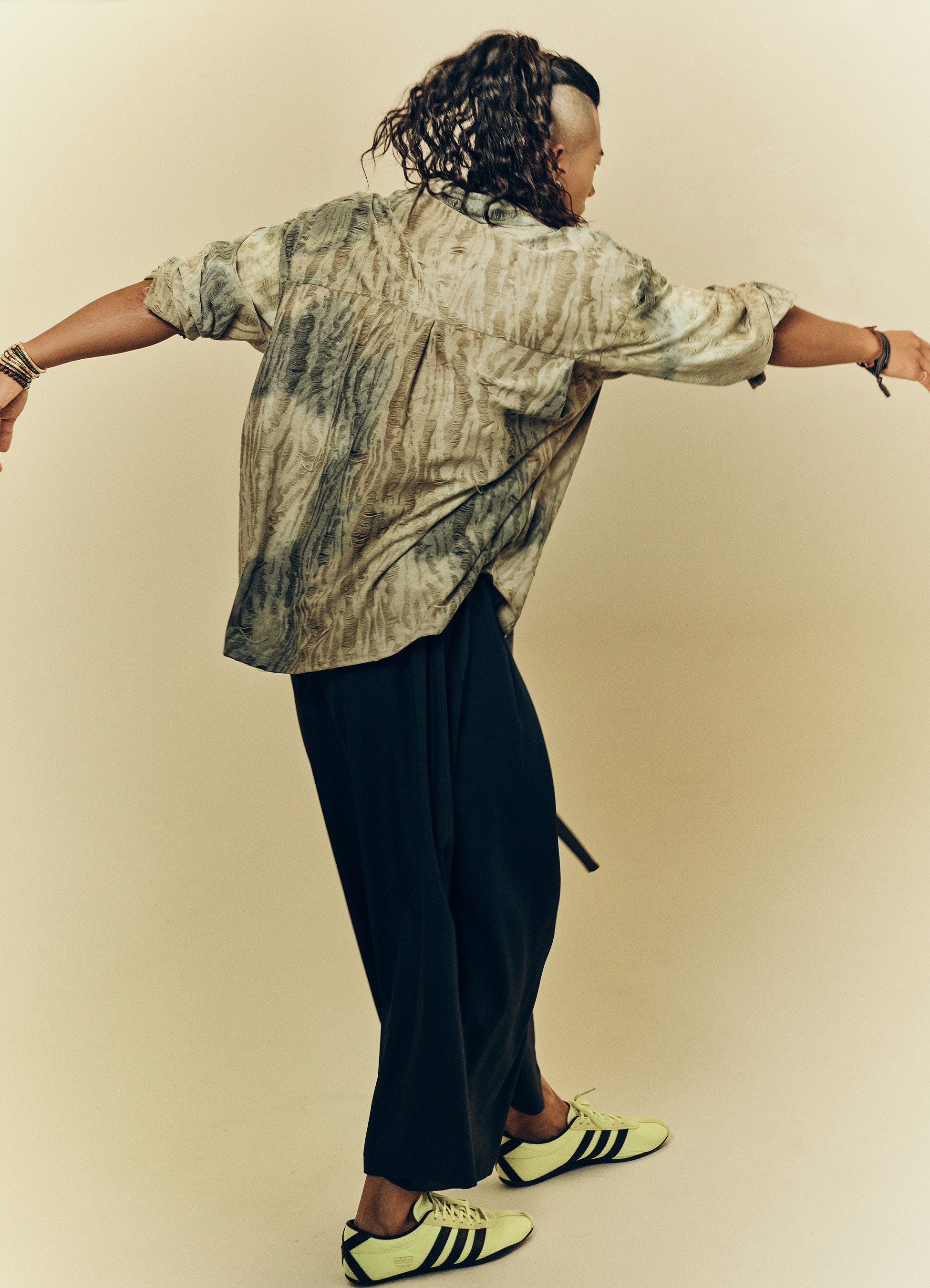 FIED_HAKAMA CULOTTE PANTS NAVY