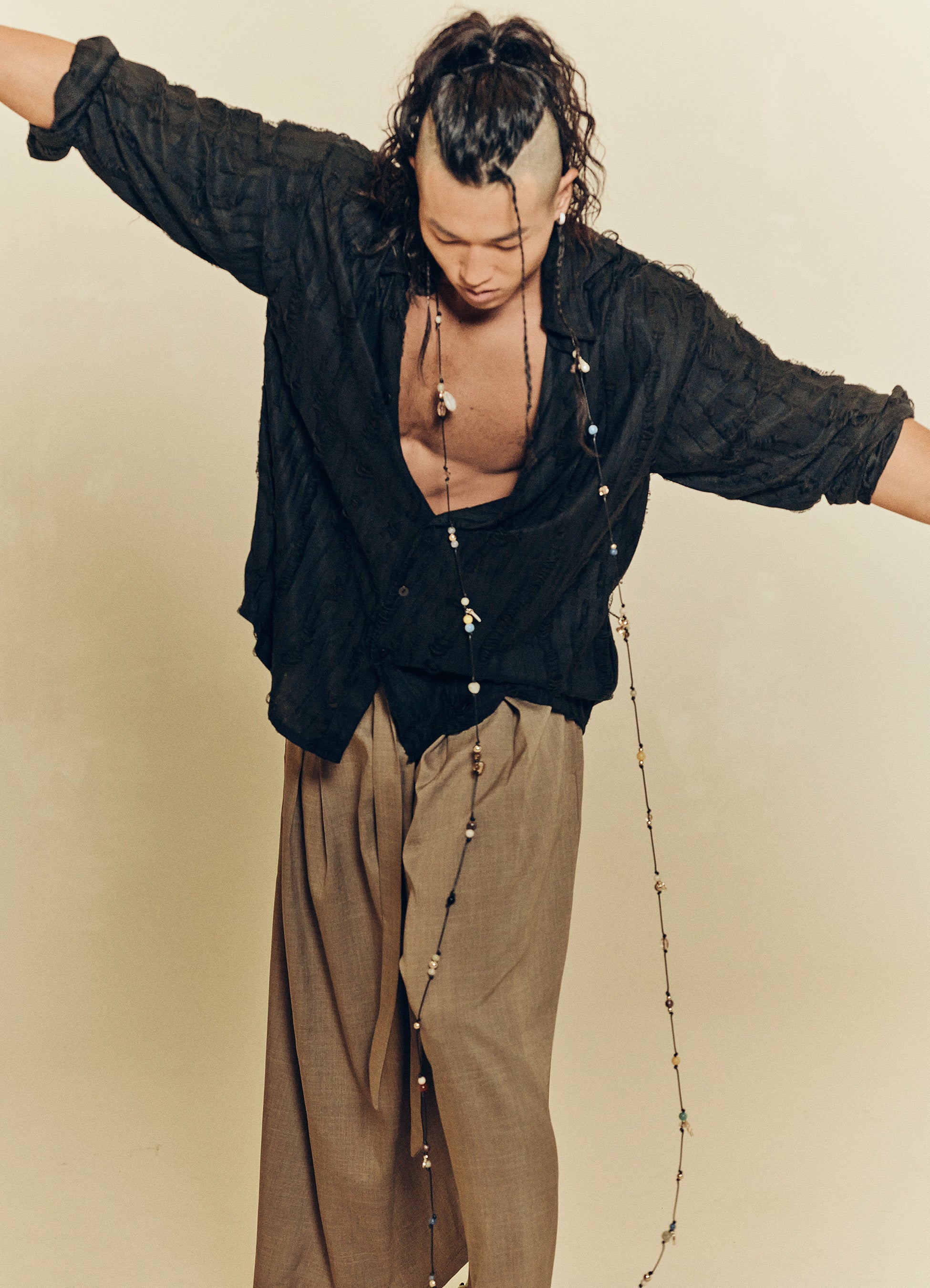 FIED_DAMAGE SHIRT BLACK