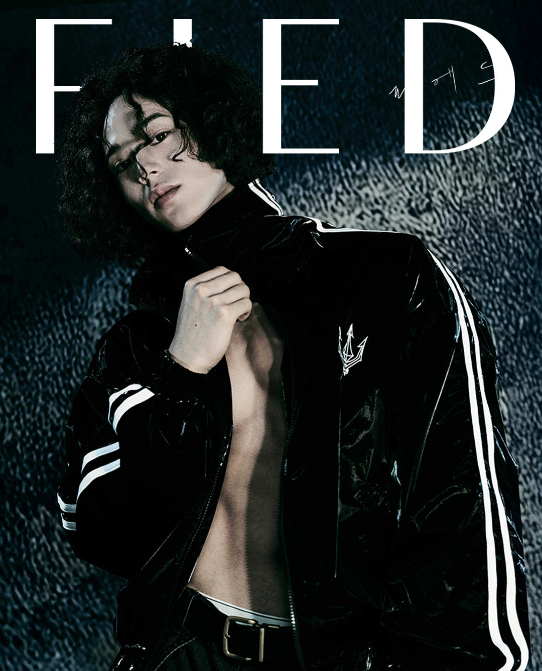 Unisex Jet Black Glaze Satin Shell Windbreaker Jacket - Streetwear