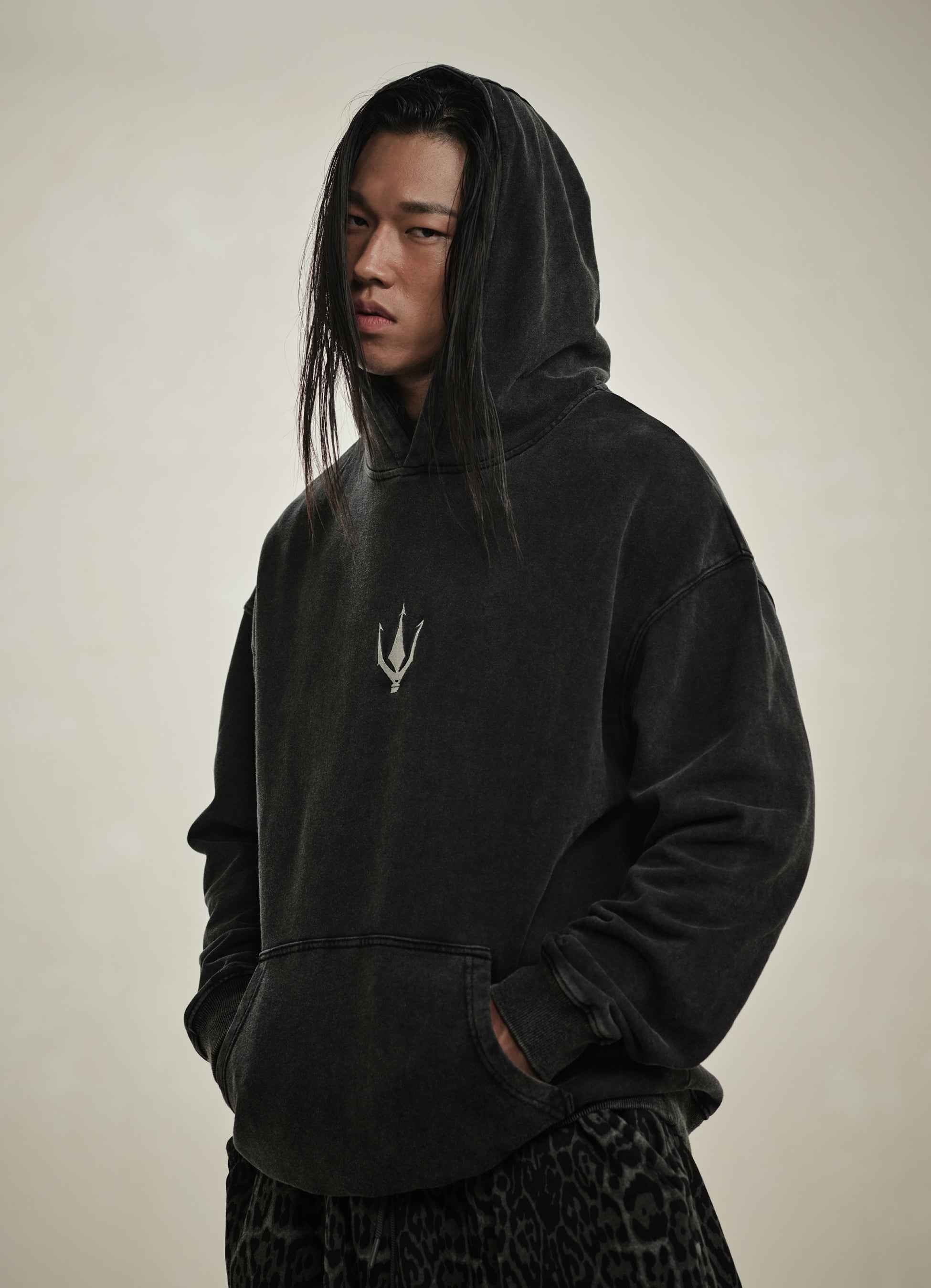 Acid French Terry Oversize Hooded Hoodie (Copy) - Fied World