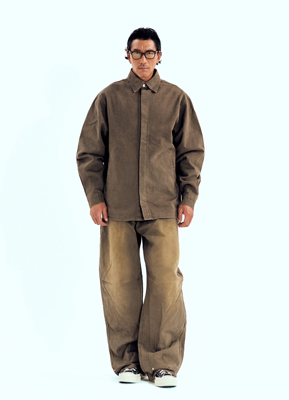 Garment Work Pants Brown