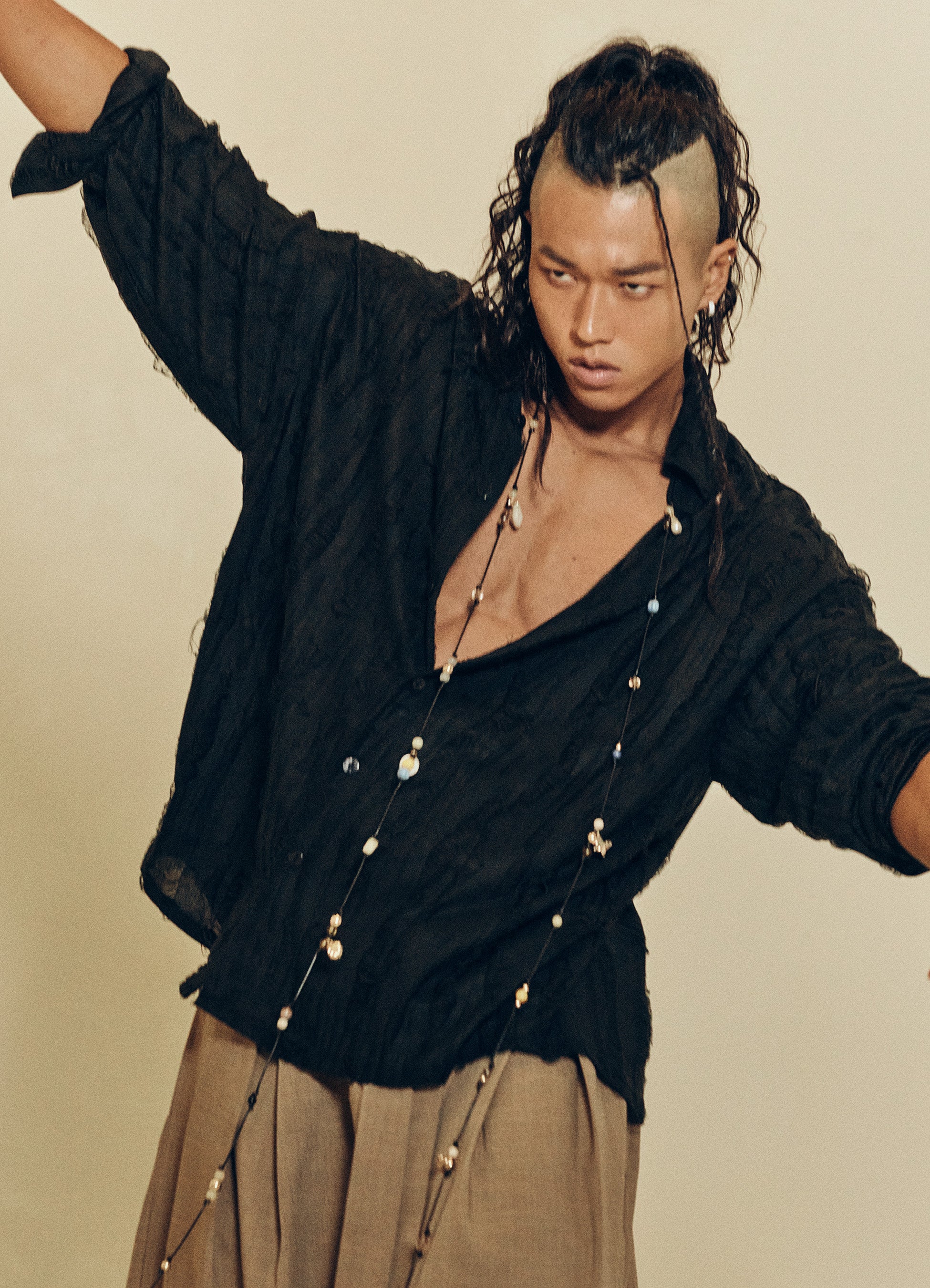 FIED_DAMAGE SHIRT BLACK