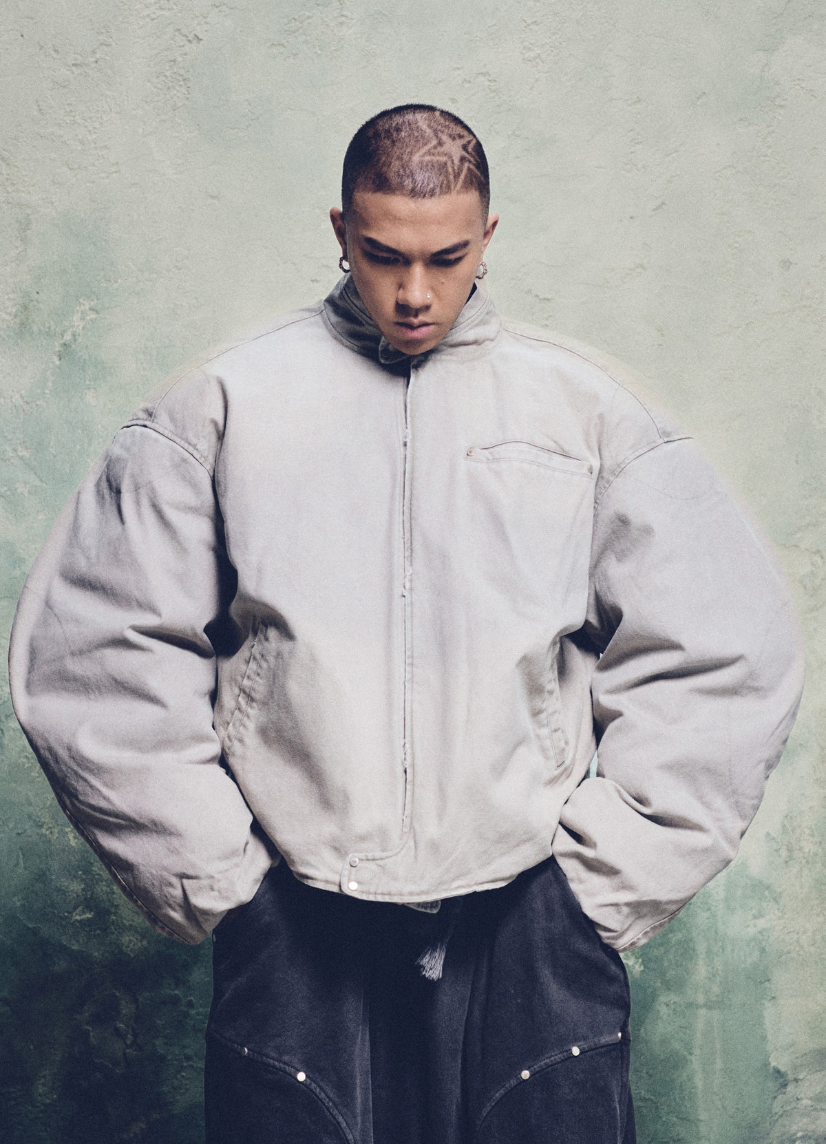 Moto Curve Washing Jacket Light