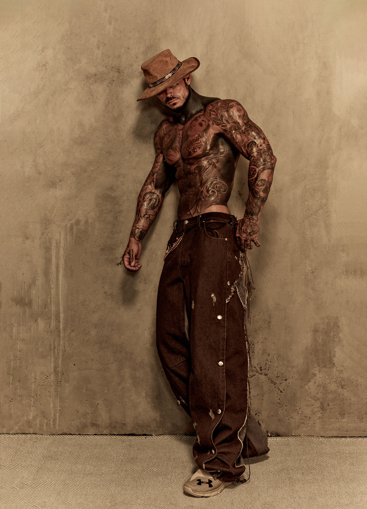 Raw Fied 01 Jeans Brown