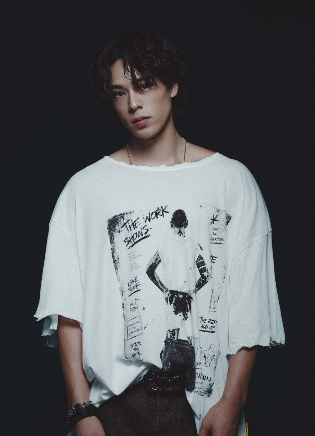 WHITE MAGMA TEE