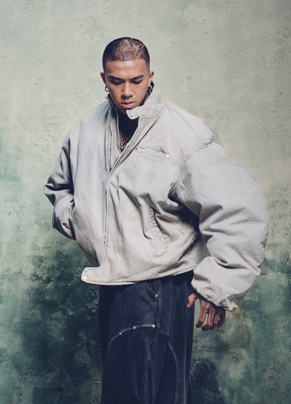 Moto Curve Washing Jacket Light
