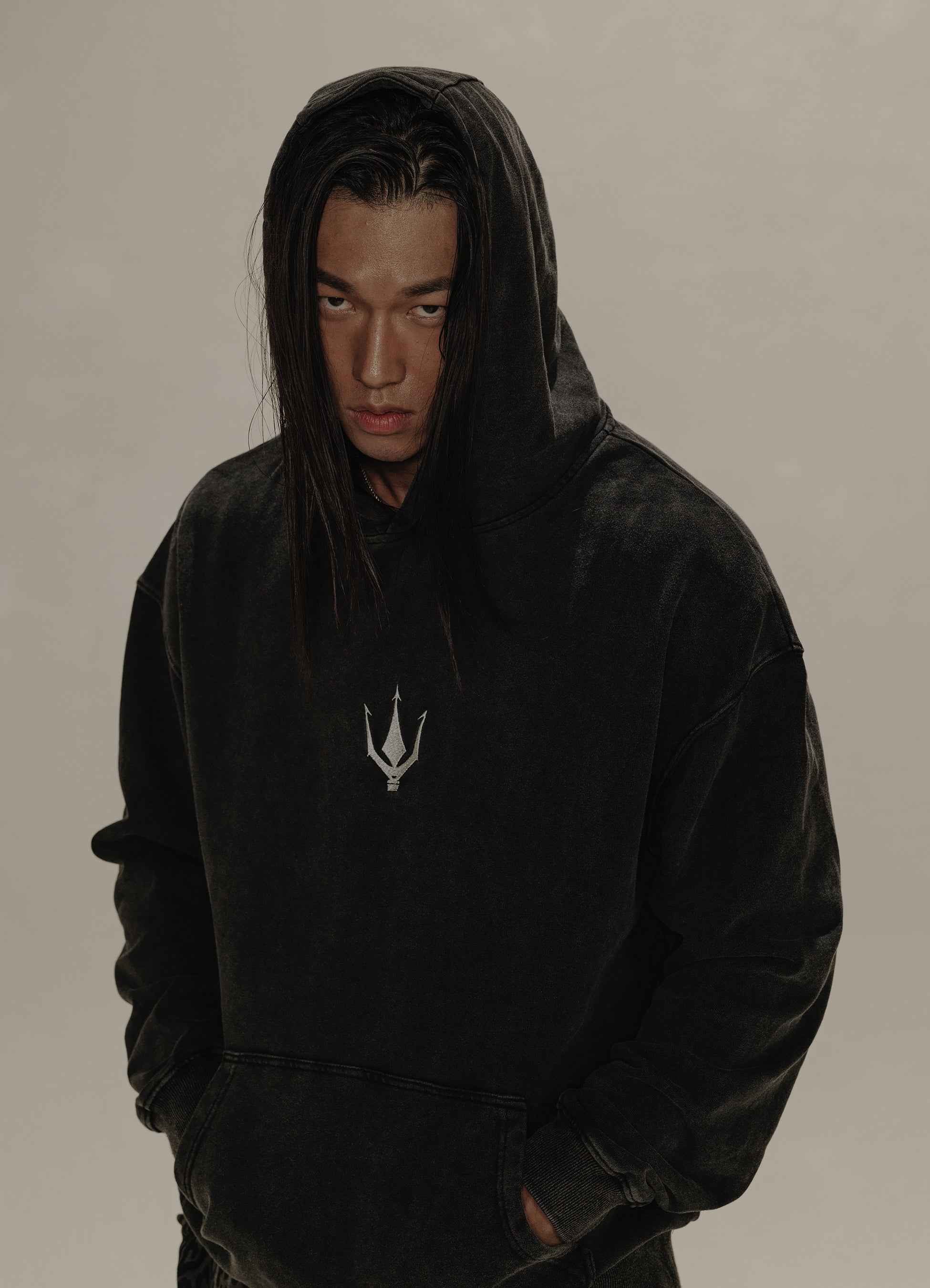 Acid French Terry Oversize Hooded Hoodie (Copy) - Fied World