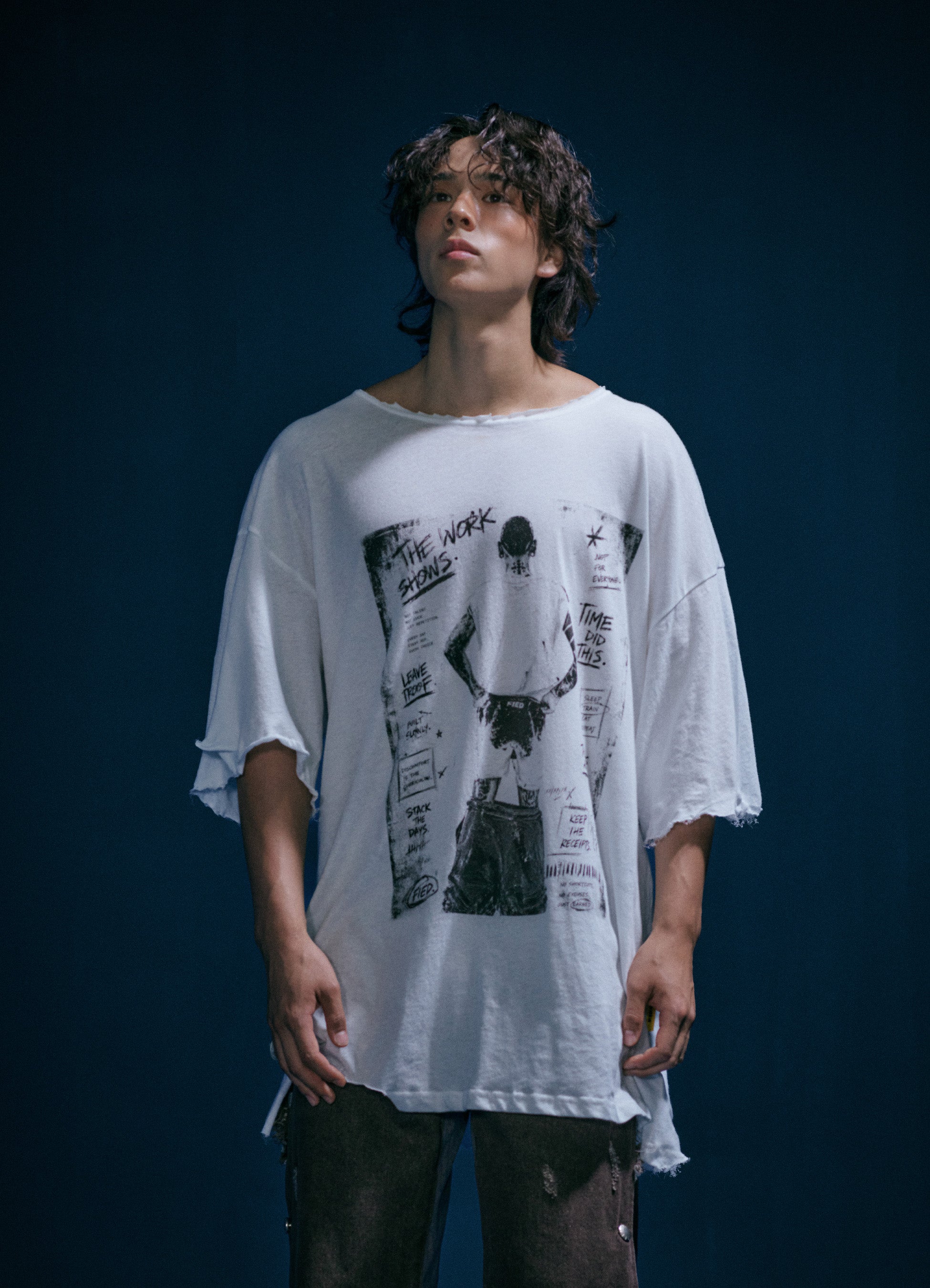 WHITE MAGMA TEE