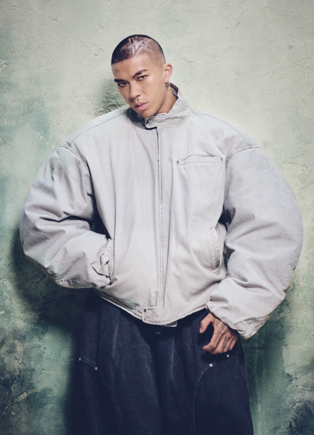 Moto Curve Washing Jacket Light