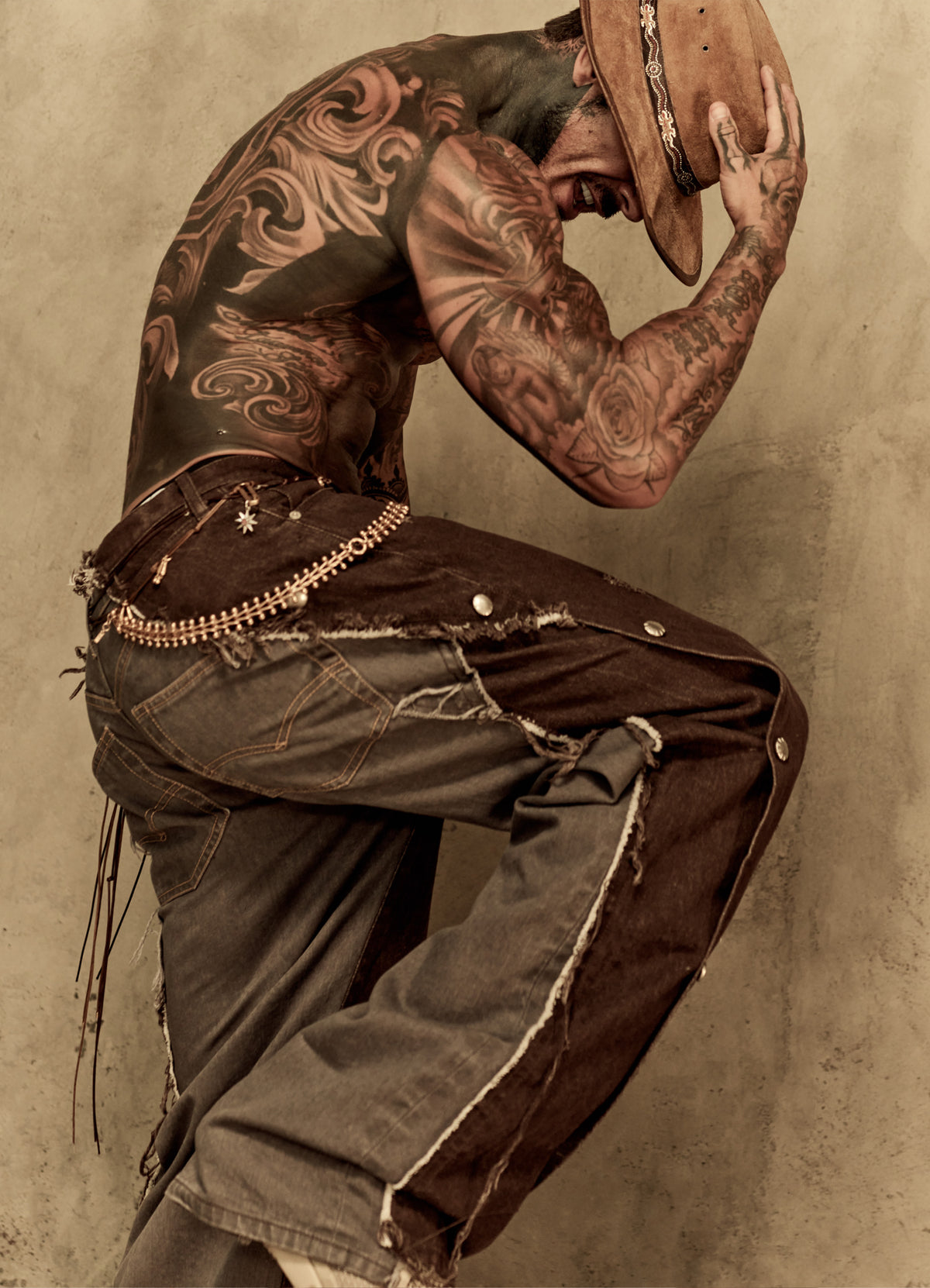 Raw Fied 01 Jeans Brown