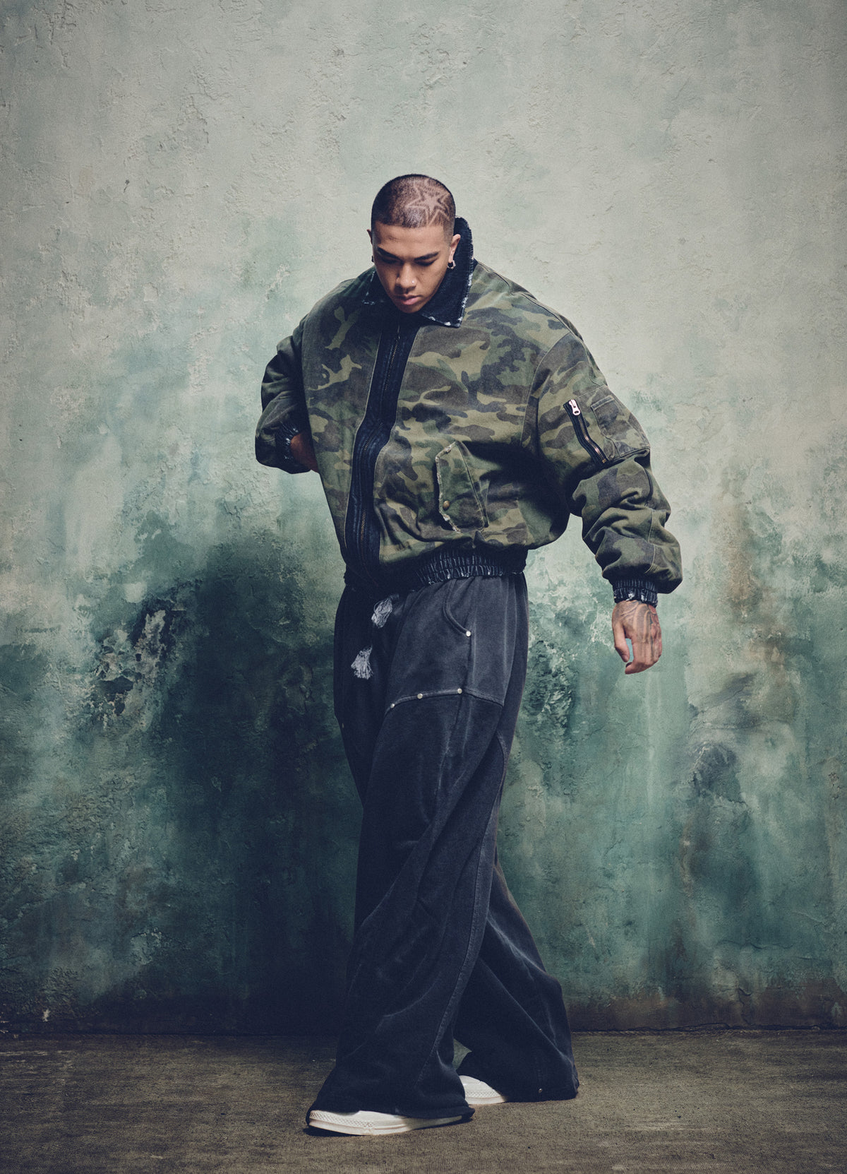 Graze Camo Bomber Jacket