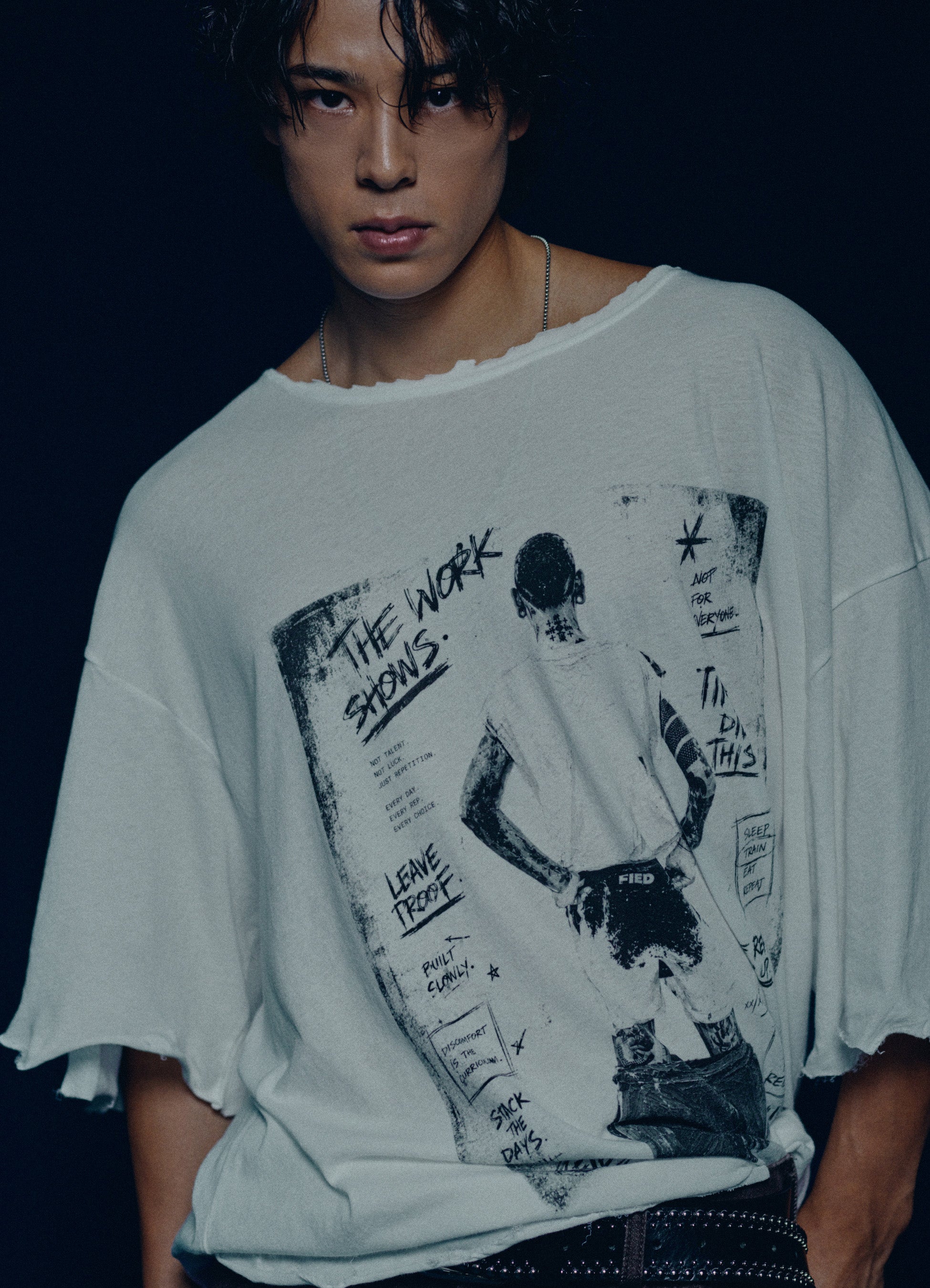 WHITE MAGMA TEE
