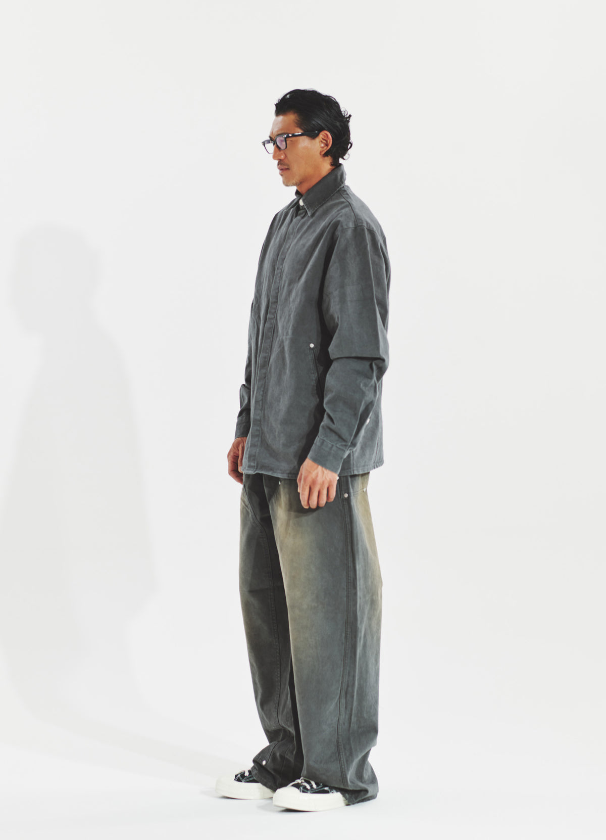 Garment Work Jacket Gray