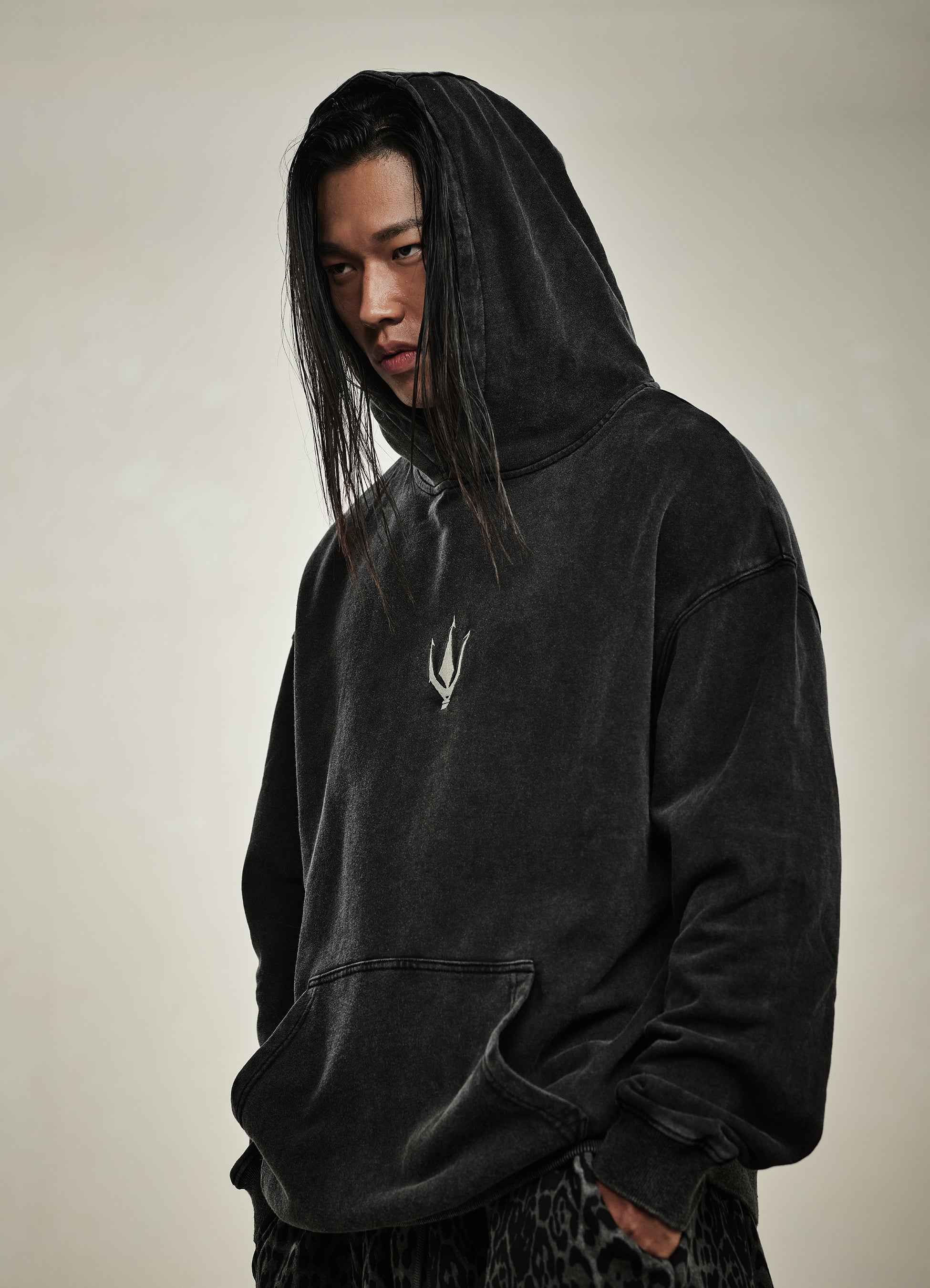 Acid French Terry Oversize Hooded Hoodie (Copy) - Fied World