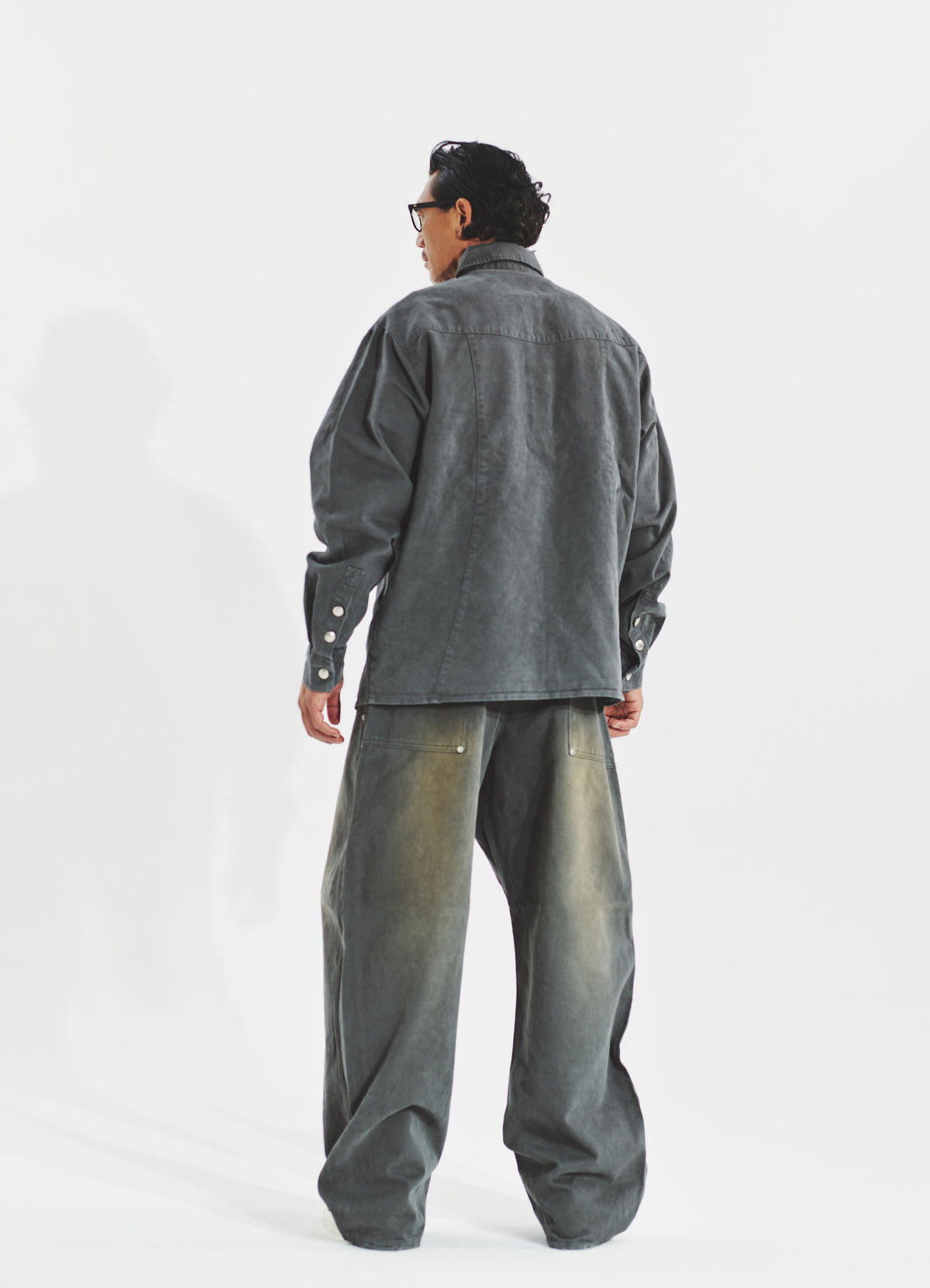 Garment Work Jacket Gray