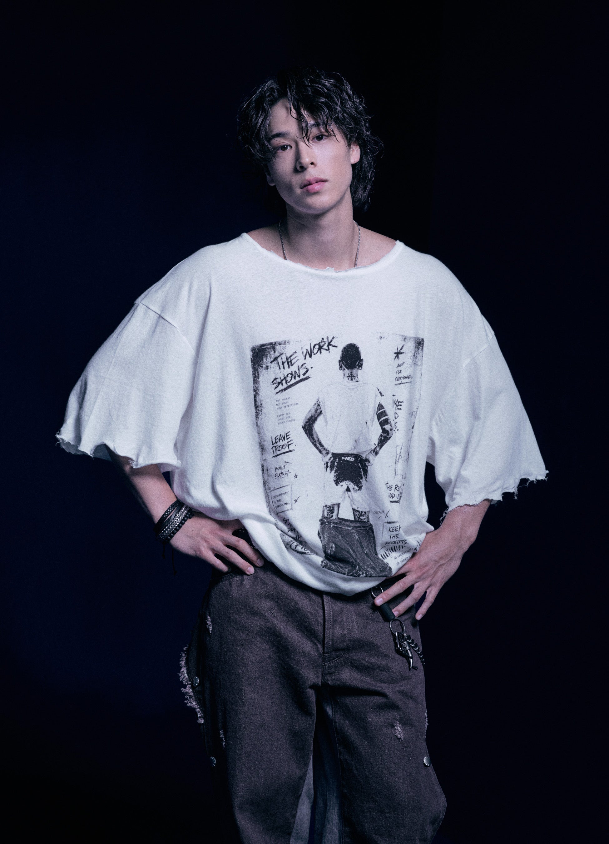 WHITE MAGMA TEE