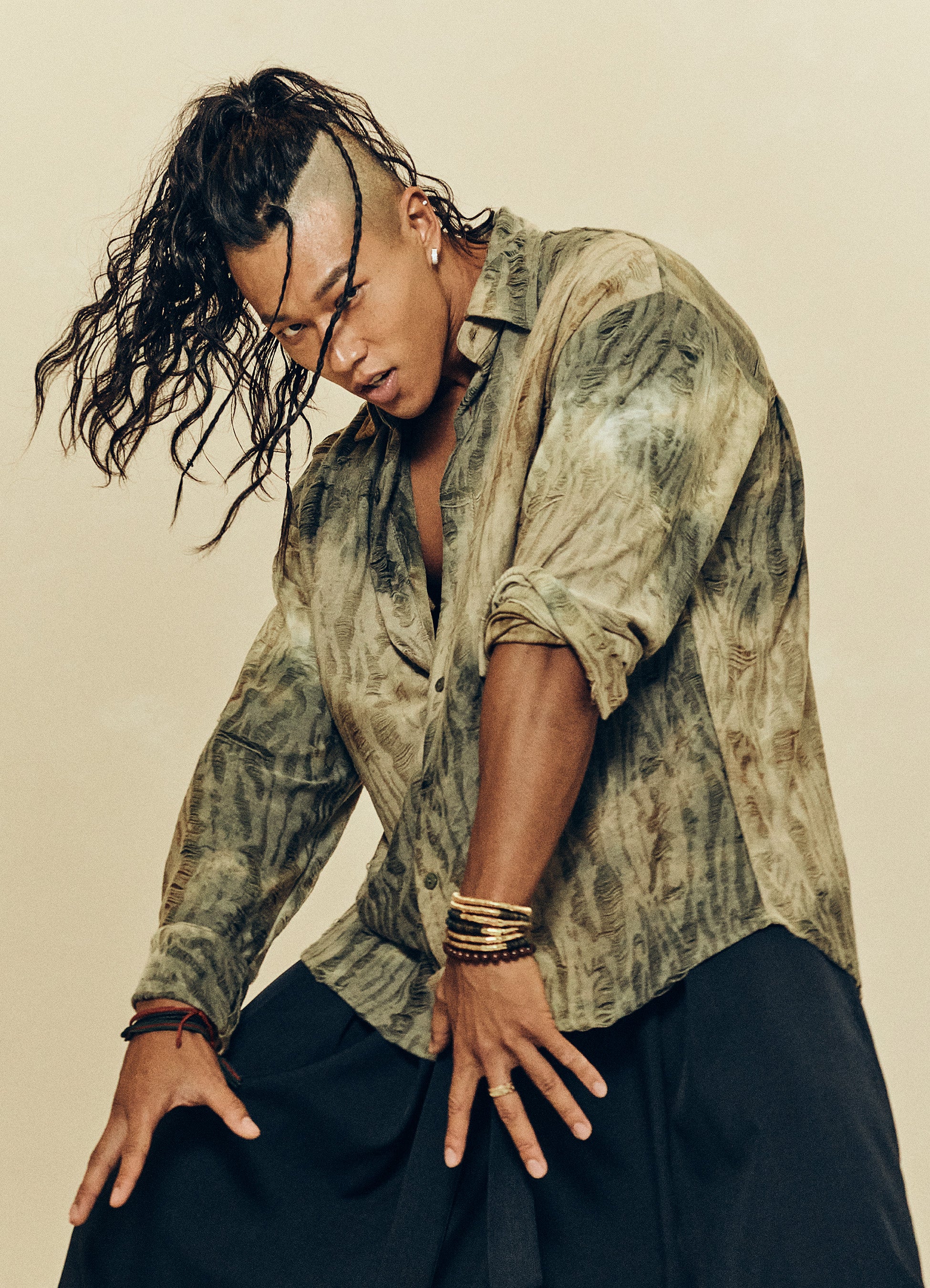 FIED_DAMAGE SHIRT KHAKI BEIGE