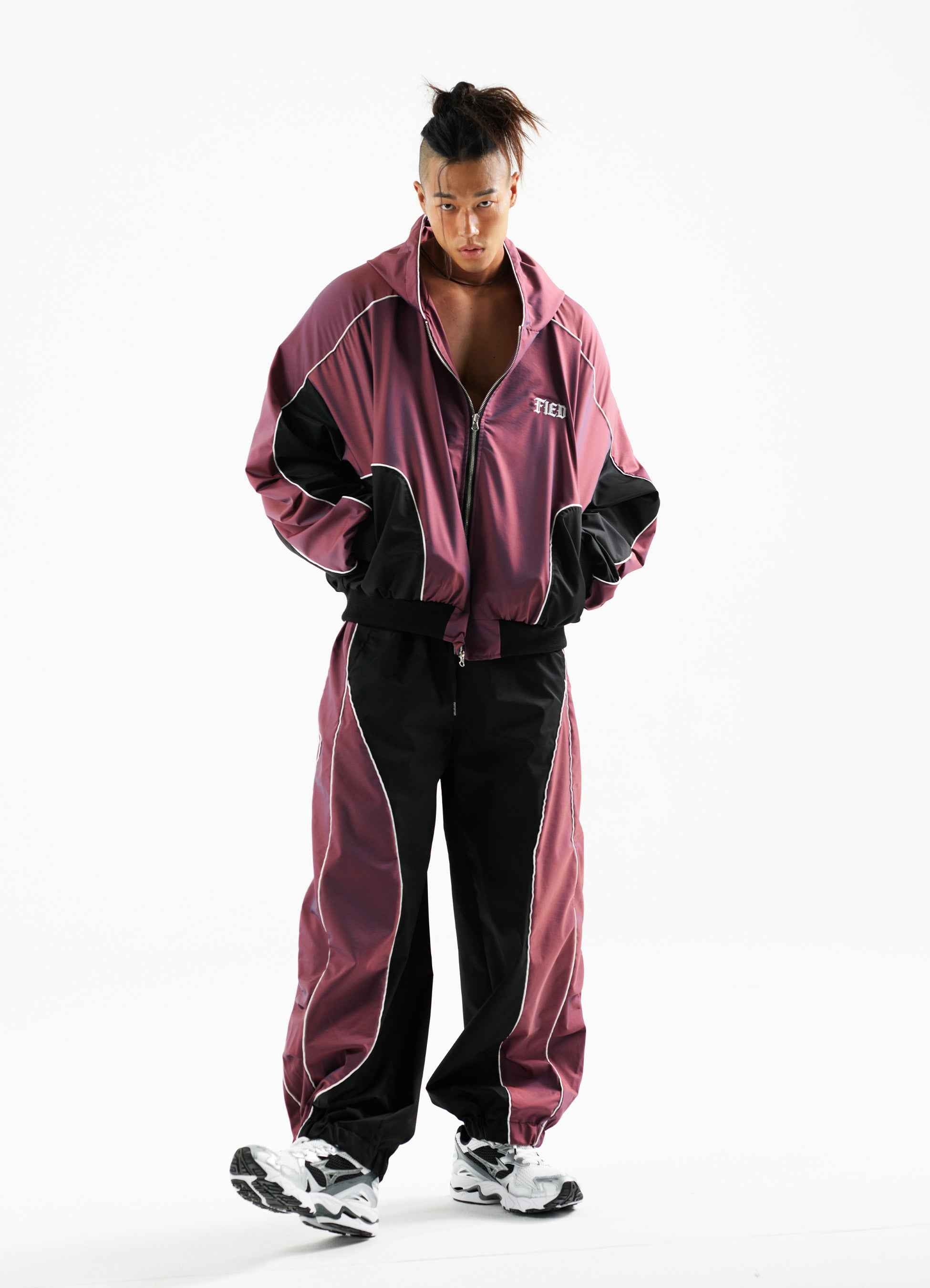 Wine Pearl Hood Jumper