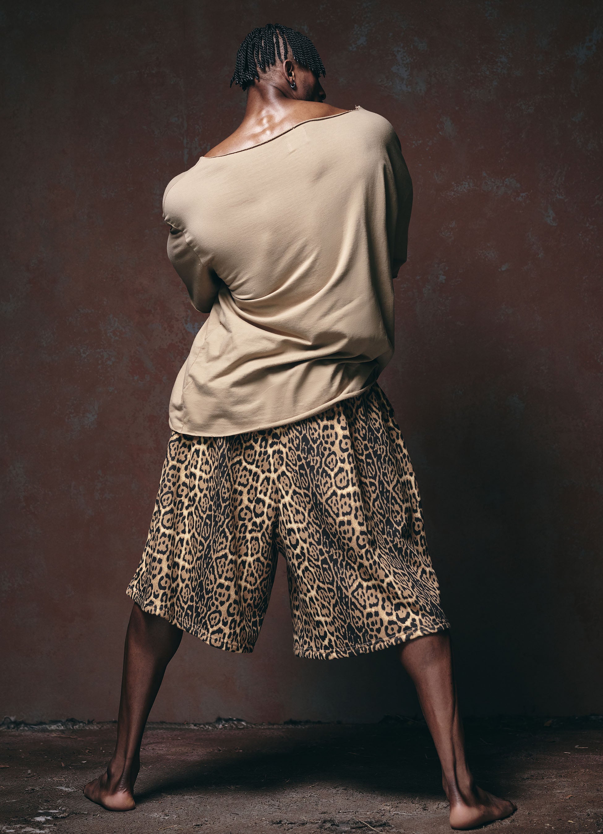 Bermuda Shorts Leopard Gold - Fied World