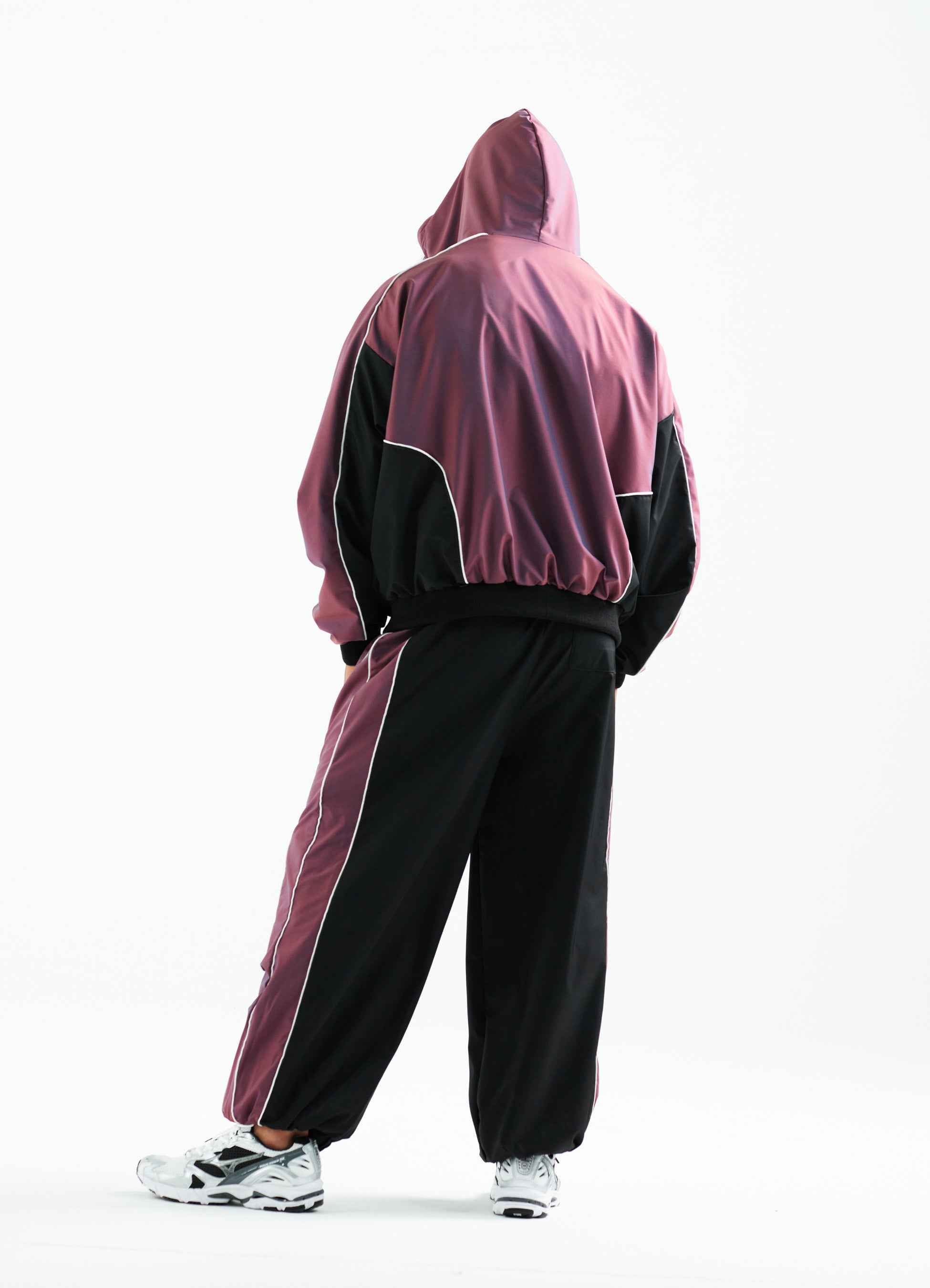 Wine Pearl Hood Jumper