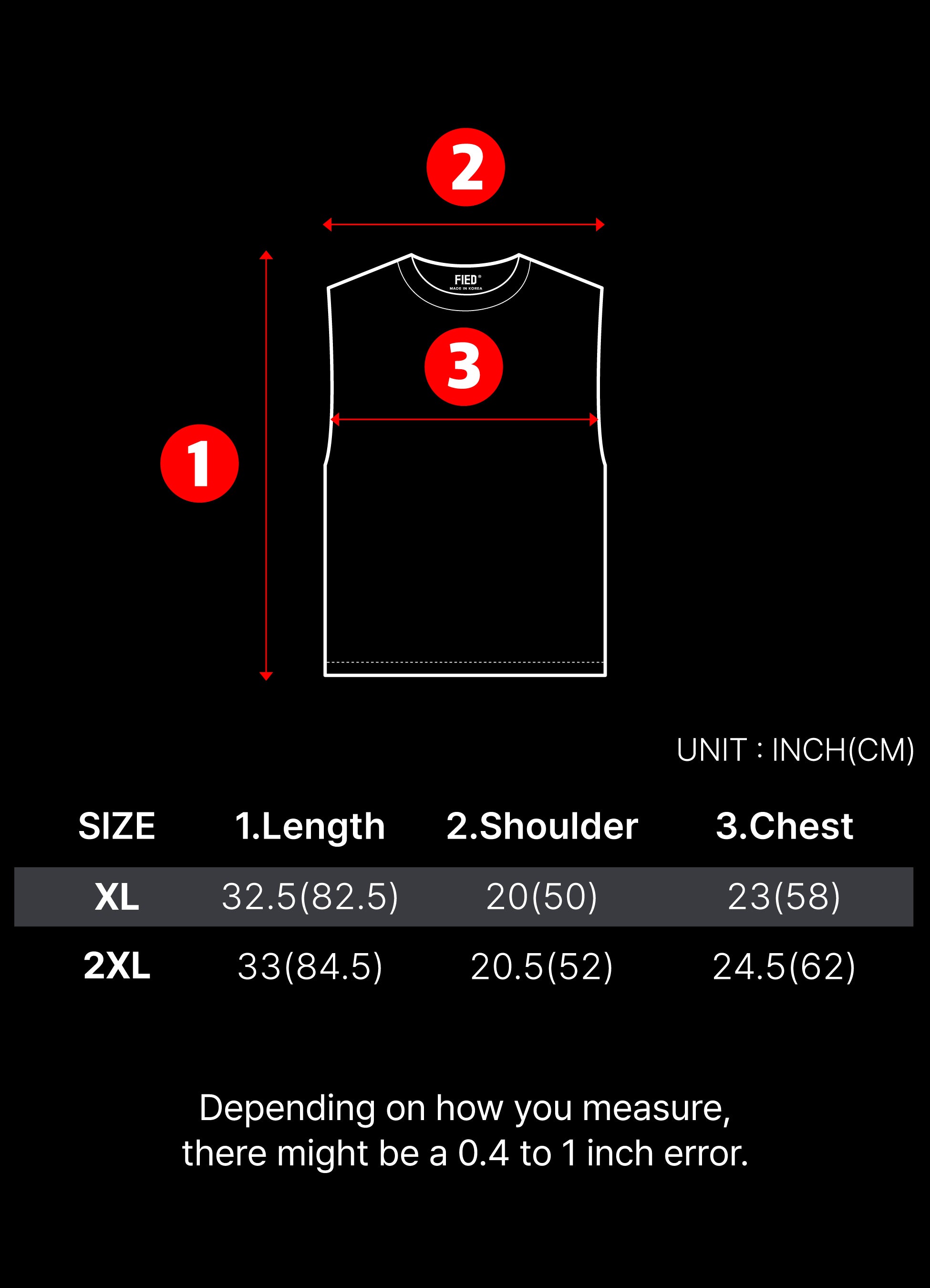 FIED UNYIELDING SLEEVELESS T-SHIRT - Fied World